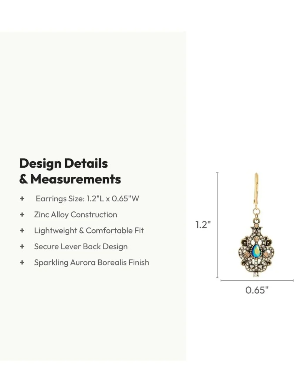 Art Nouveau Peacock Drop Earrings - Elegant Plumage Design for Women